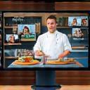 Live online cooking class in action